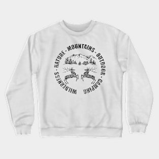 camping wilderness Crewneck Sweatshirt